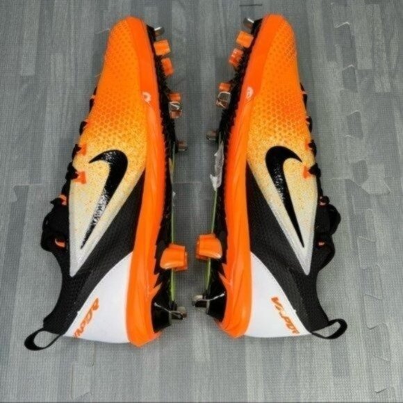 Nike Baseball Cleats Lunar Vapor Ultrafly Elite Mens Size 13 Orange/Black - Picture 7 of 7